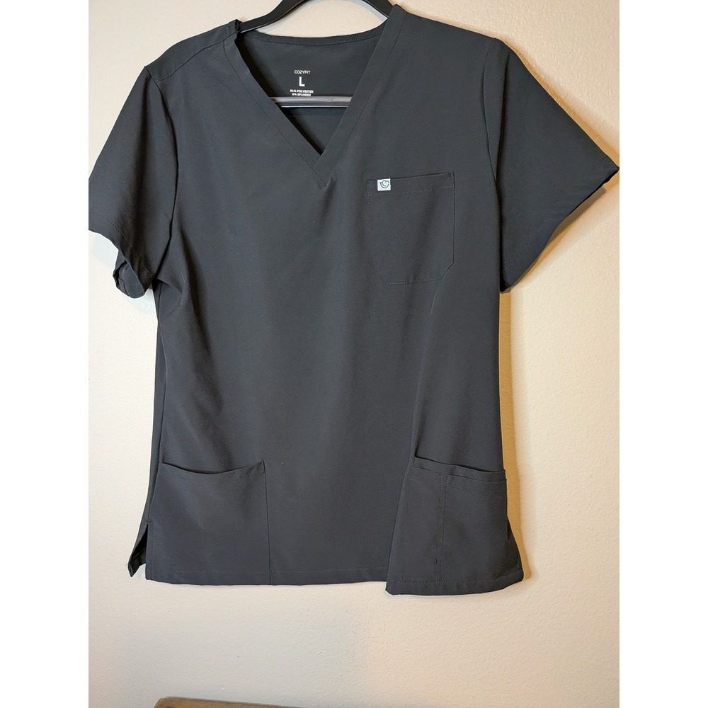 Gray CozyFit scrub set